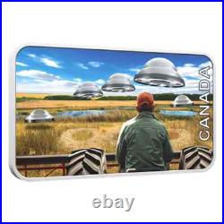 UFO Langenburg Event Glow-in-the-Dark 2024 CANADA 1oz. 9999 Silver $20 Coin