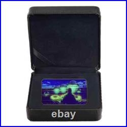 UFO Langenburg Event Glow-in-the-Dark 2024 CANADA 1oz. 9999 Silver $20 Coin