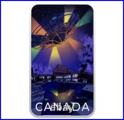 UFO Montreal Unexplained Phenomena 2021 CANADA 1oz. 9999 Silver Glow $20 Coin UFO Montreal Unexplained Phenomena 2021 CANADA 1oz. 9999 Silver Glow $20 Coin