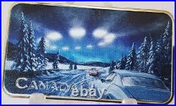 UFO YUKON ENCOUNTER Unexplained Phenomena 2022 CANADA 1oz. 9999 Silver $20 Coin