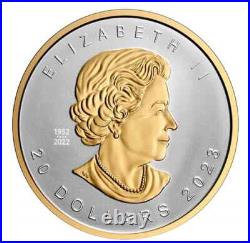 UHR Ultra-High Relief SML 2023 CANADA 1oz. 9999 Pure Silver Proof $20 Coin