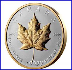 UHR Ultra-High Relief SML 2023 CANADA 1oz. 9999 Pure Silver Proof $20 Coin
