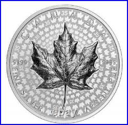 Ultra-High Relief Silver Maple Leaf 2023 CANADA 5oz. 9999 Pure Silver $50 Coin