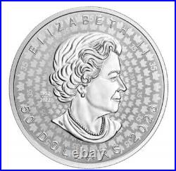 Ultra-High Relief Silver Maple Leaf 2023 CANADA 5oz. 9999 Pure Silver $50 Coin