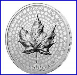 Ultra-High Relief Silver Maple Leaf 2023 CANADA 5oz. 9999 Pure Silver $50 Coin
