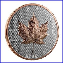 Ultra-High Relief Silver Maple Leaf 2025 CANADA 5oz. 9999 Pure Silver $50 Coin