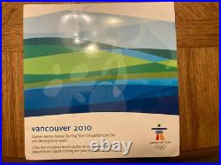 Vancouver 2010 Olympic Winter Games Silver Coin set with Silver Wafer