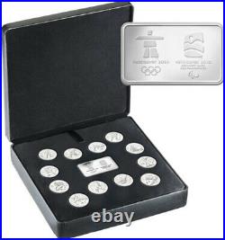 Vancouver 2010 Sterling Silver 25-Cent Coin Set and Wafer (12273) (OOAK)