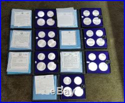 Vintage 1976 Silver Canada Olympic Coin Set 28 Coins 8489