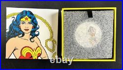 WONDER WOMAN 2016 Canada $20 1oz. 999 silver coin ORIGINAL BOX and PAPERS