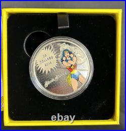 WONDER WOMAN 2016 Canada $20 1oz. 999 silver coin ORIGINAL BOX and PAPERS
