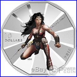 WONDER WOMAN Batman v Superman Dawn of Justice Silver Coin 10$ Canada 2016
