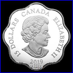 Year Of The Pig 2019 $15 Fine Silver Lotus Coin Royal Canadian Mint Rcm Canada